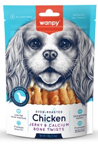 Wanpy Kalsiyumlu Gerçek Tavuk Sargı Köpek Ödülü 100 gr Wanpy Kalsiyumlu Gerçek Tavuk Sargı Köpek Ödülü 100 gr